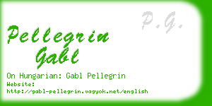 pellegrin gabl business card
